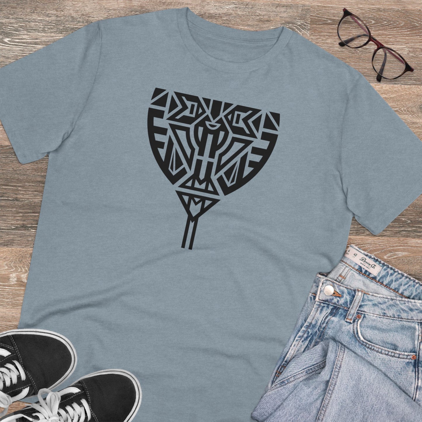 Unisex 100% Organic Cotton Creator T-shirt (Design 10)