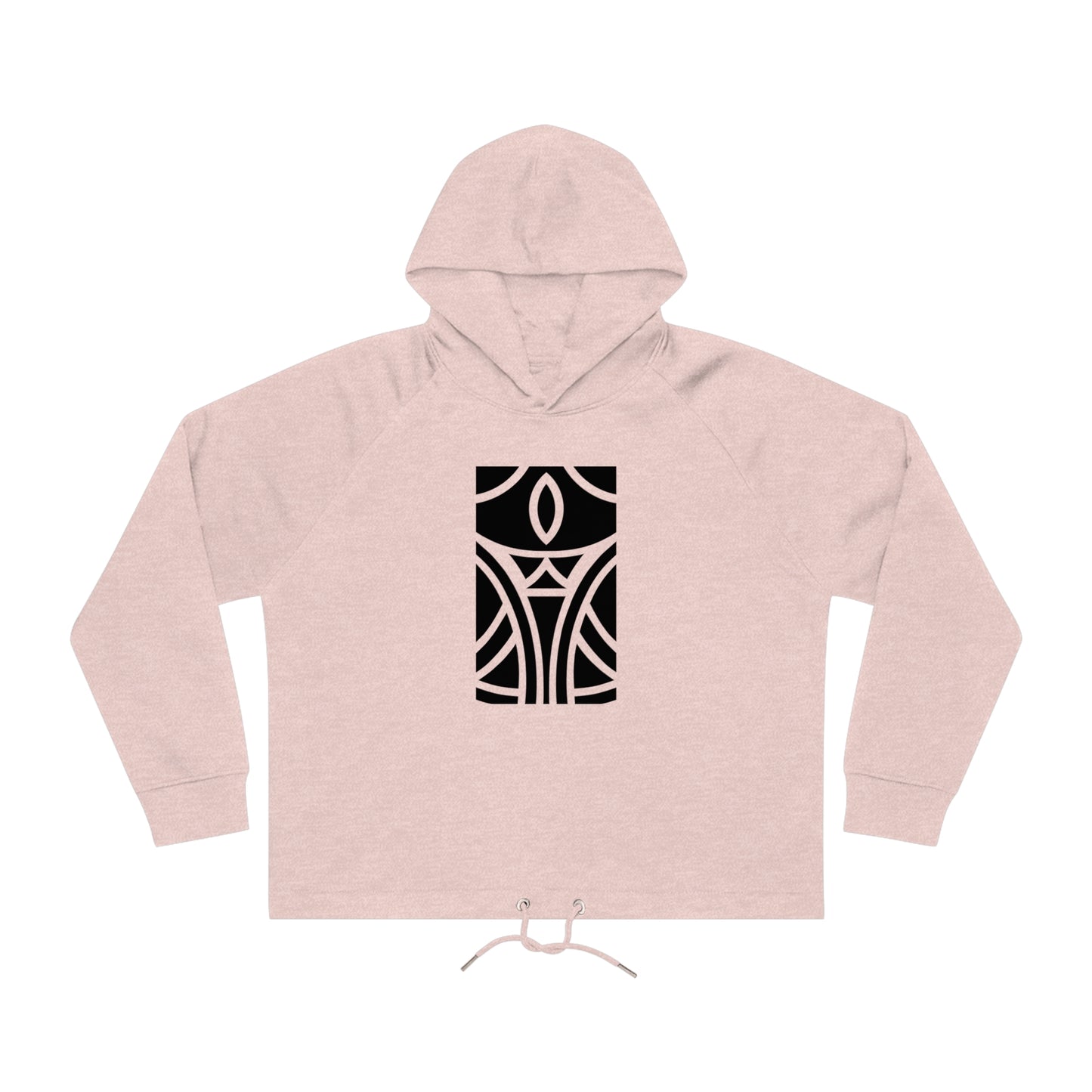 Women's Bower 85% Organic Cotton Cropped Hoodie (Design 12)