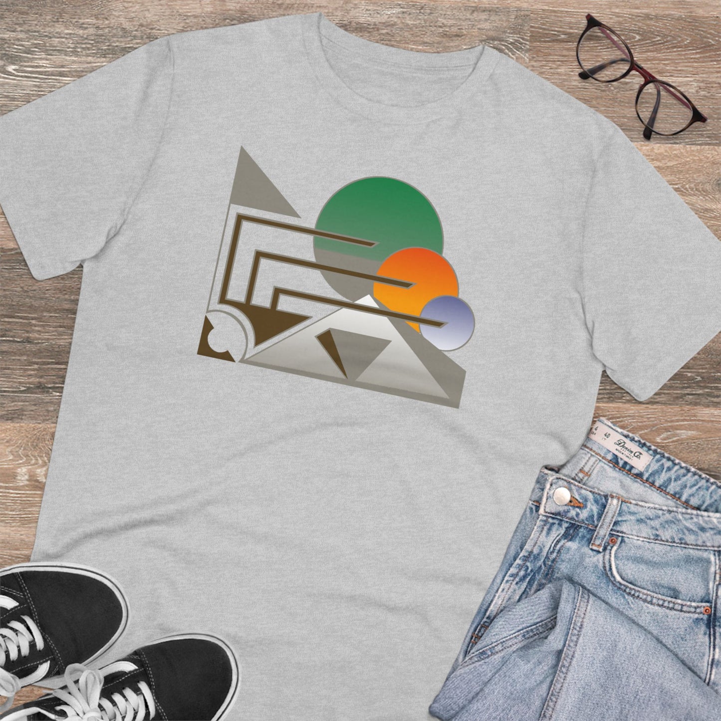 Unisex 100% Organic Cotton Creator T-shirt (Design 13)