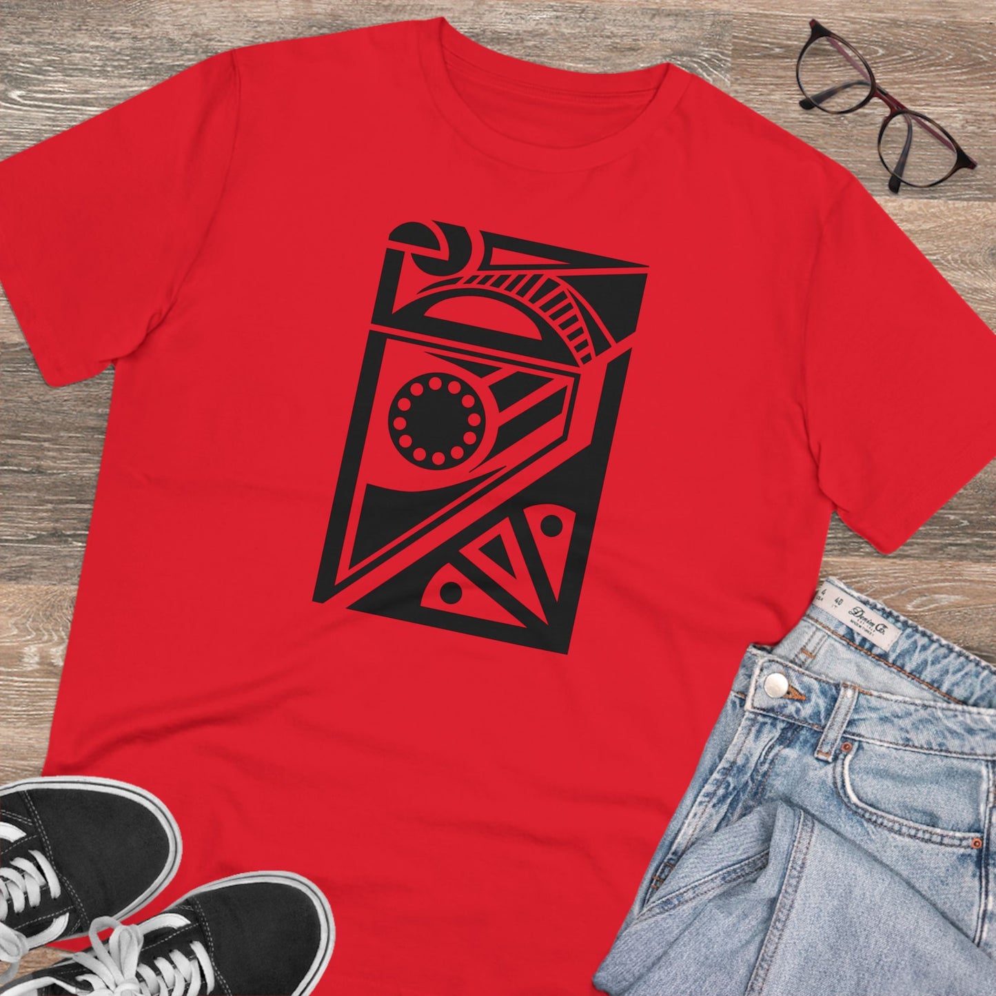 Unisex 100% Organic Cotton Creator T-shirt (Design 17)