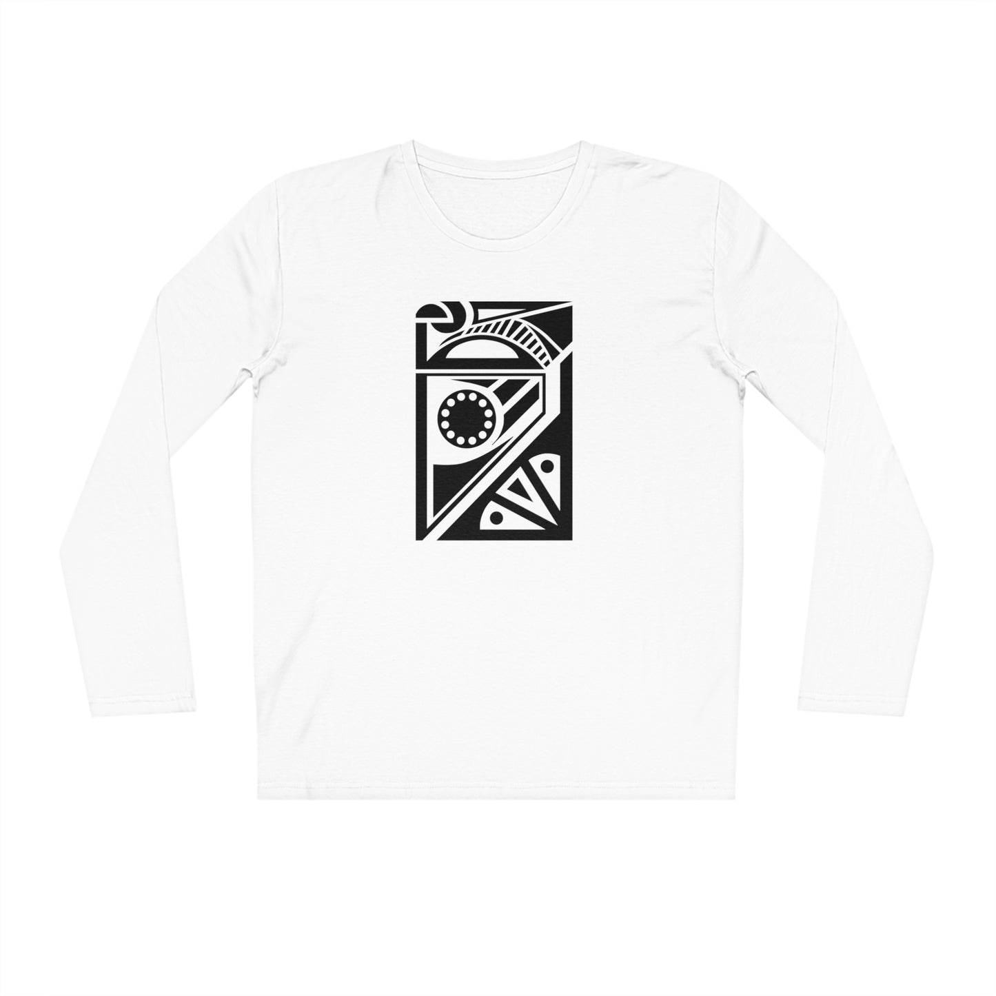 Men's 100% Organic Cotton Sparker Long Sleeve Shirt (Design 17)