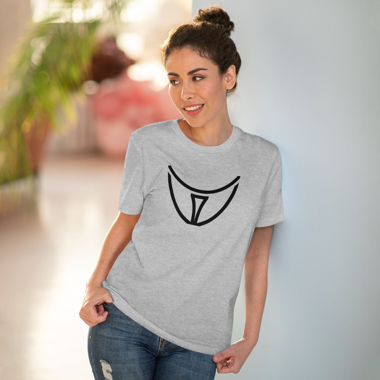 Unisex 100% Organic Cotton Creator T-shirt (Design 21)