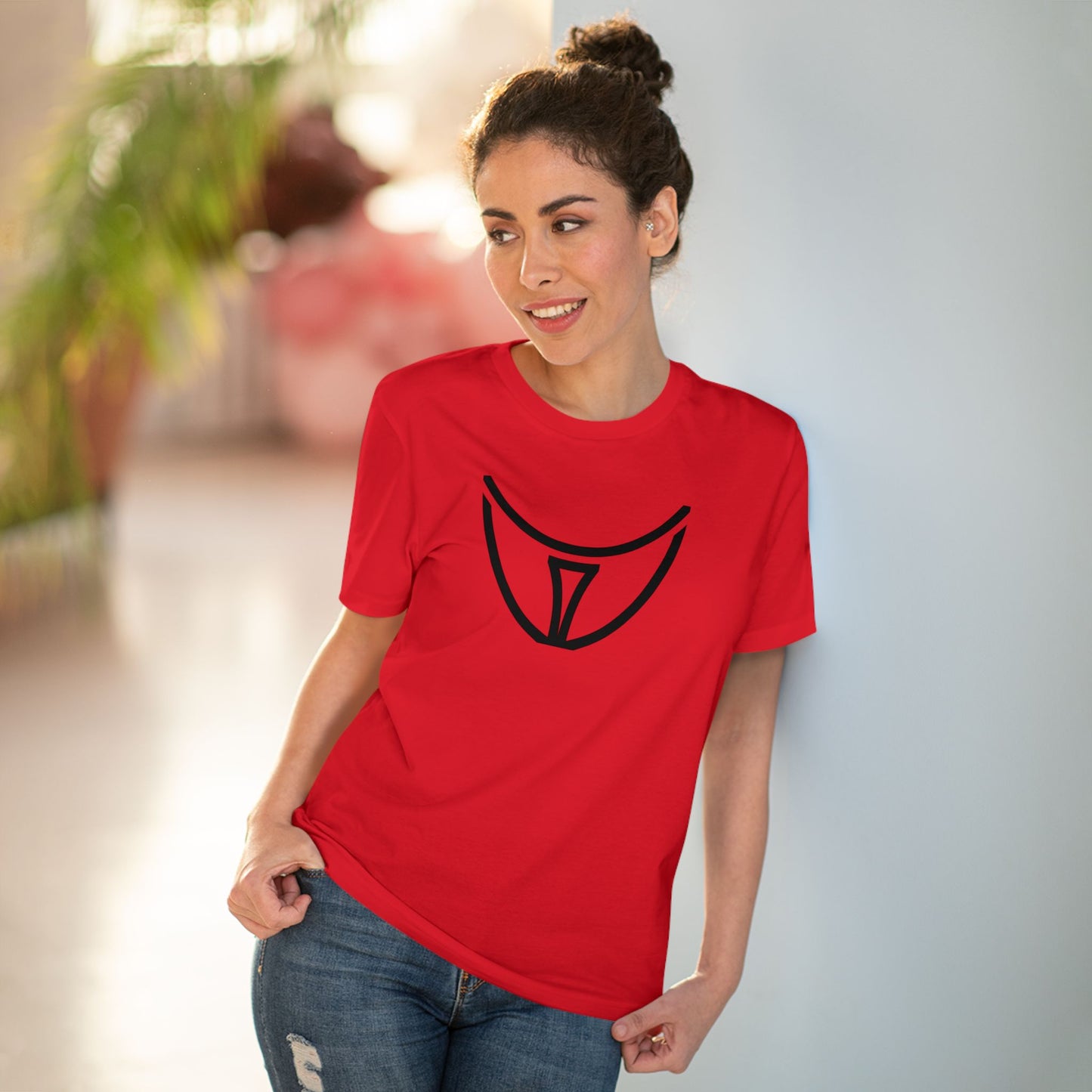 Unisex 100% Organic Cotton Creator T-shirt (Design 21)