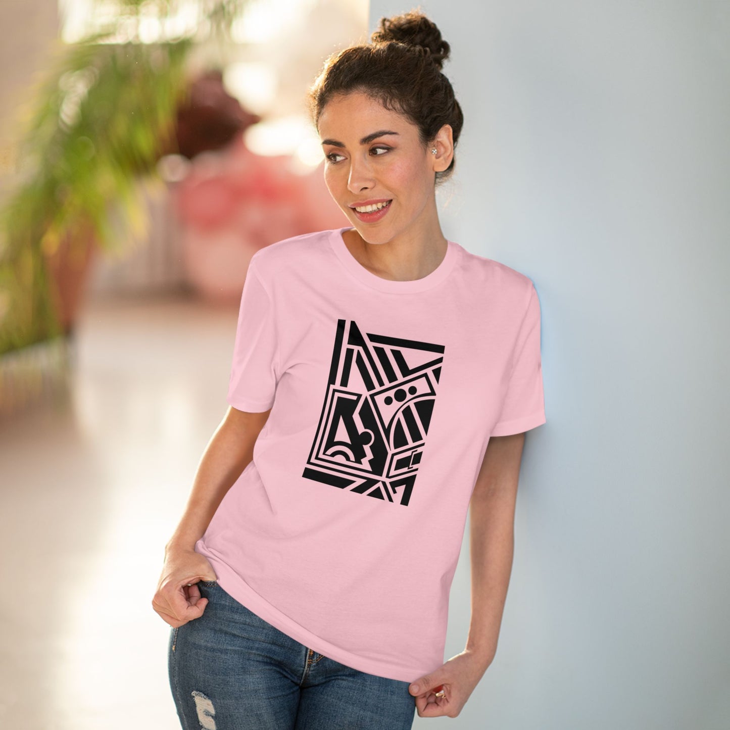 Unisex 100% Organic Cotton Creator T-shirt (Design 2)