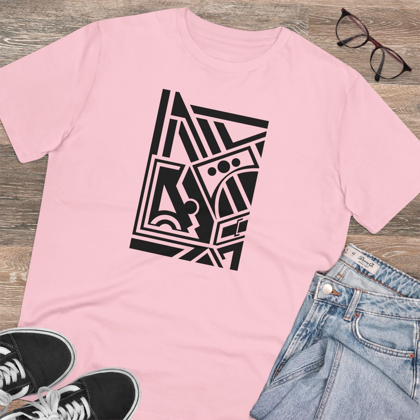 Unisex 100% Organic Cotton Creator T-shirt (Design 2)
