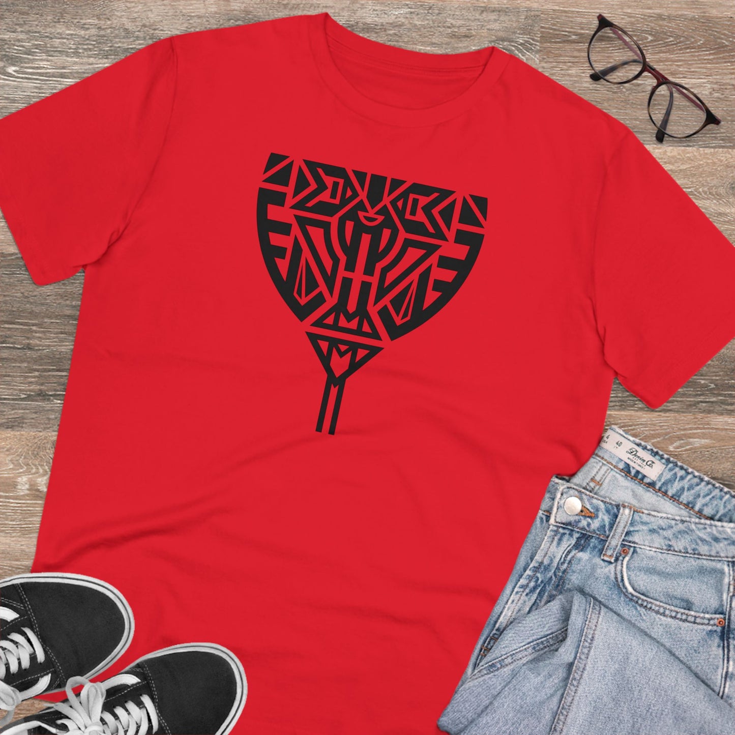 Unisex 100% Organic Cotton Creator T-shirt (Design 10)