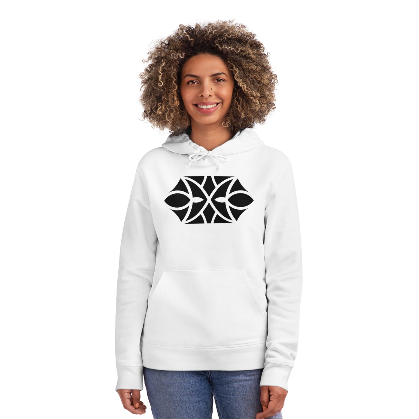 Unisex Drummer Hoodie (85% Organic Cotton and 15% Recycled Polyester) - Design 18 (2)