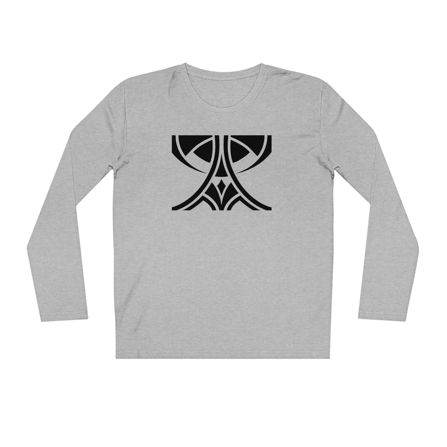 Men's 100% Organic Cotton Sparker Long Sleeve Shirt (Design 11)