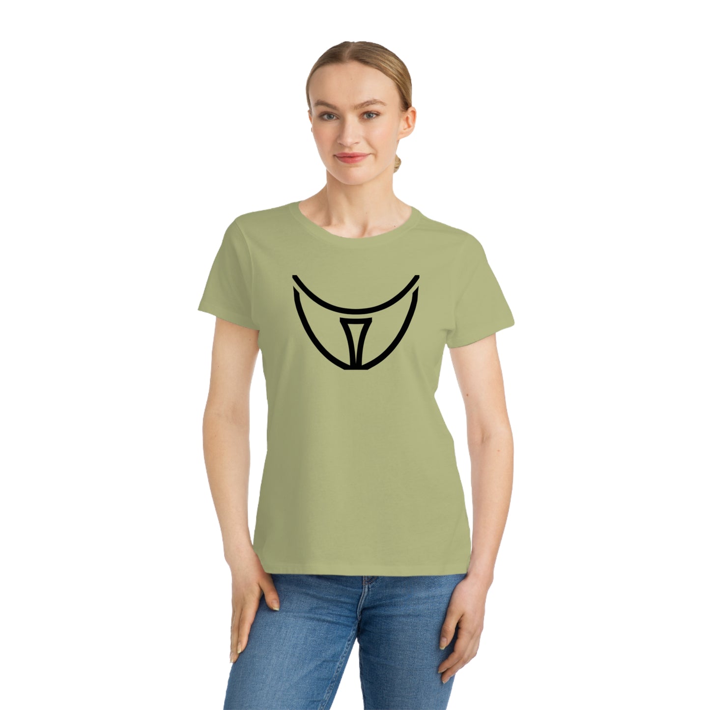 Women's Classic 100% Organic Cotton T-Shirt (Design 21)