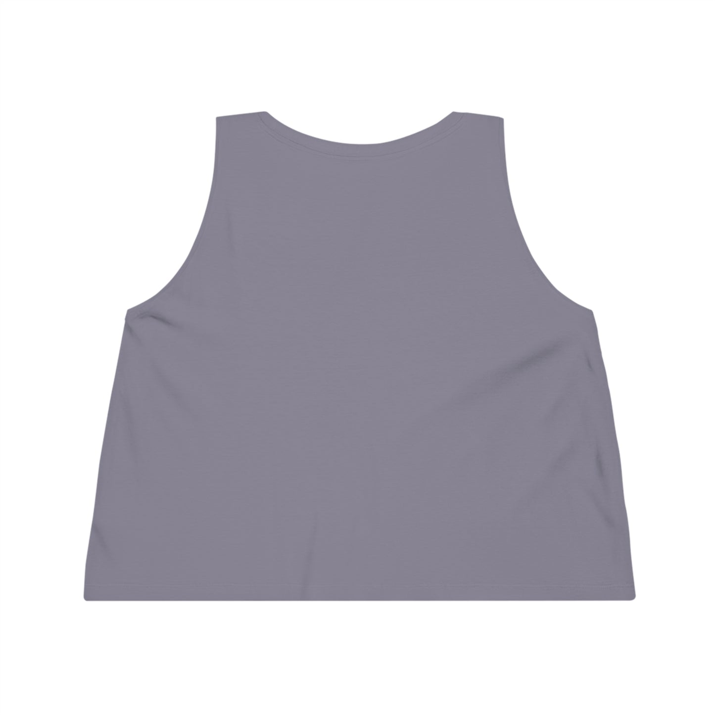 Women's Dancer 100% Organic Cotton Cropped Tank Top (Design 11)