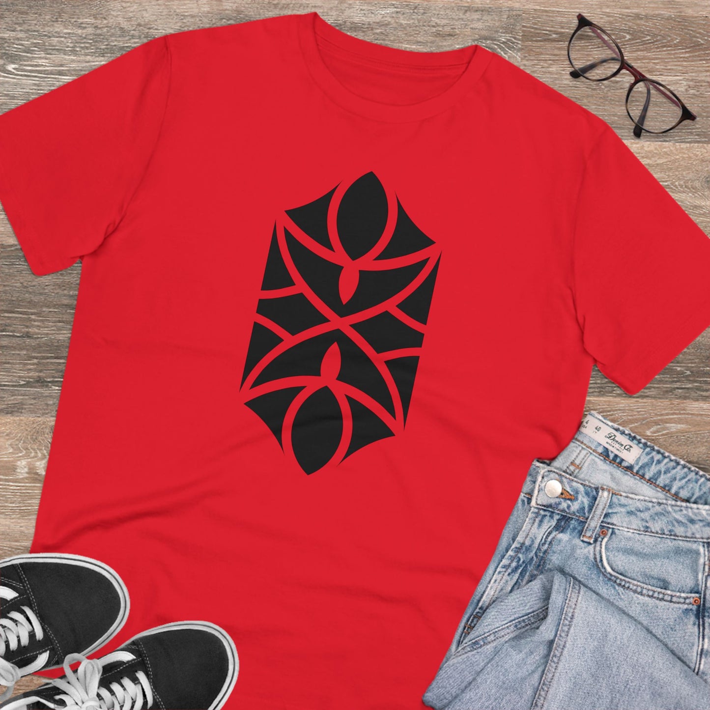 Unisex 100% Organic Cotton Creator T-shirt (Design 18)