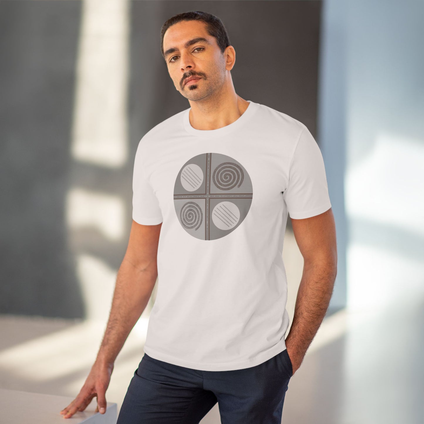 Unisex 100% Organic Cotton Creator T-shirt (Design 15)