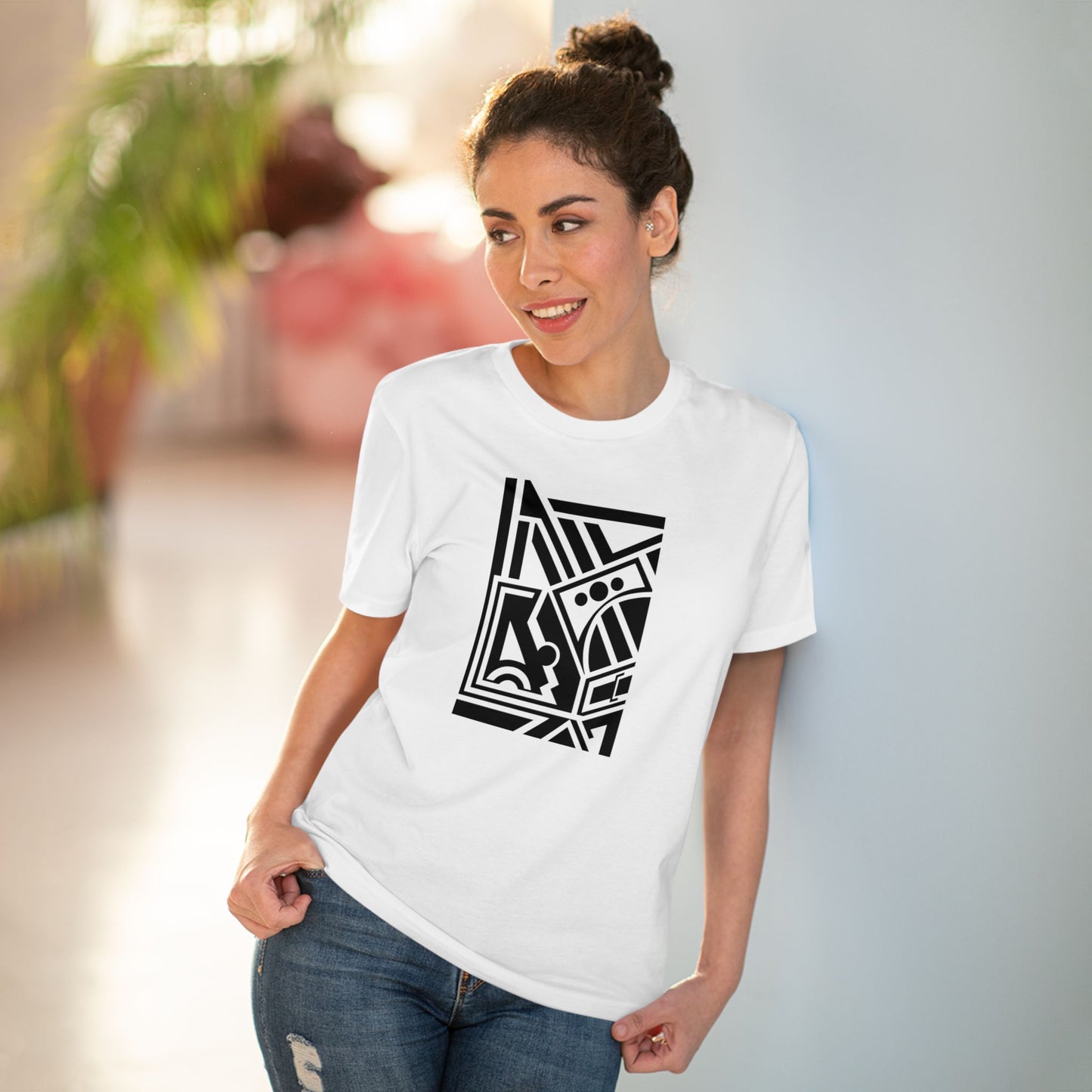 Unisex 100% Organic Cotton Creator T-shirt (Design 2)