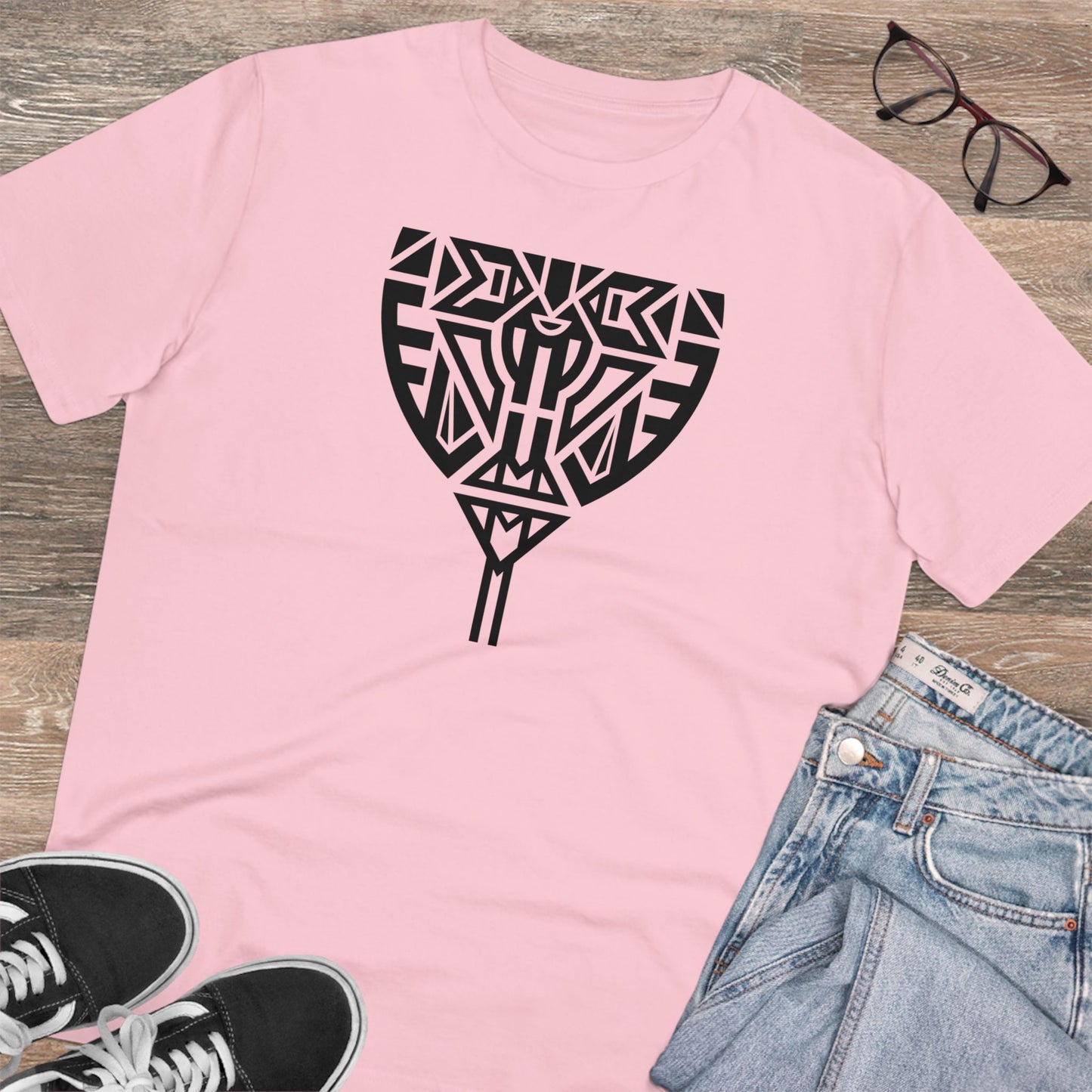Unisex 100% Organic Cotton Creator T-shirt (Design 10)