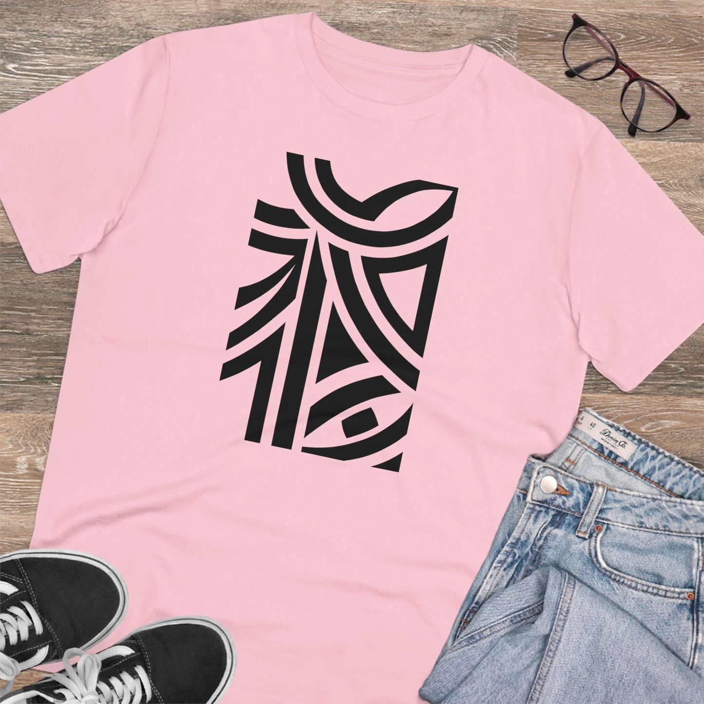 Unisex 100% Organic Cotton Creator T-shirt (Design 26)