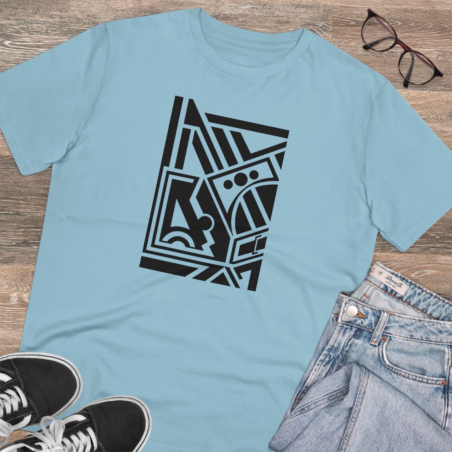 Unisex 100% Organic Cotton Creator T-shirt (Design 2)