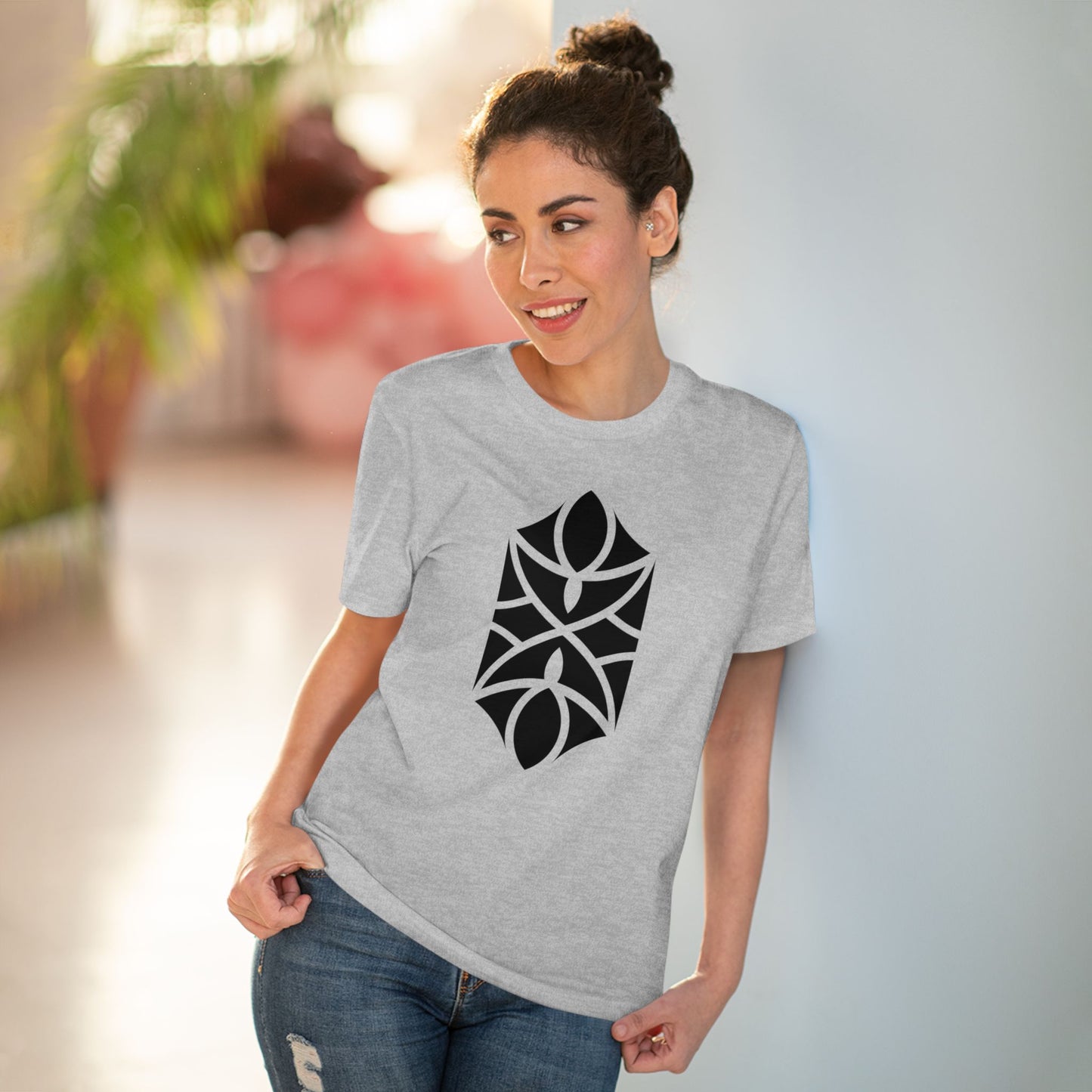 Unisex 100% Organic Cotton Creator T-shirt (Design 18)