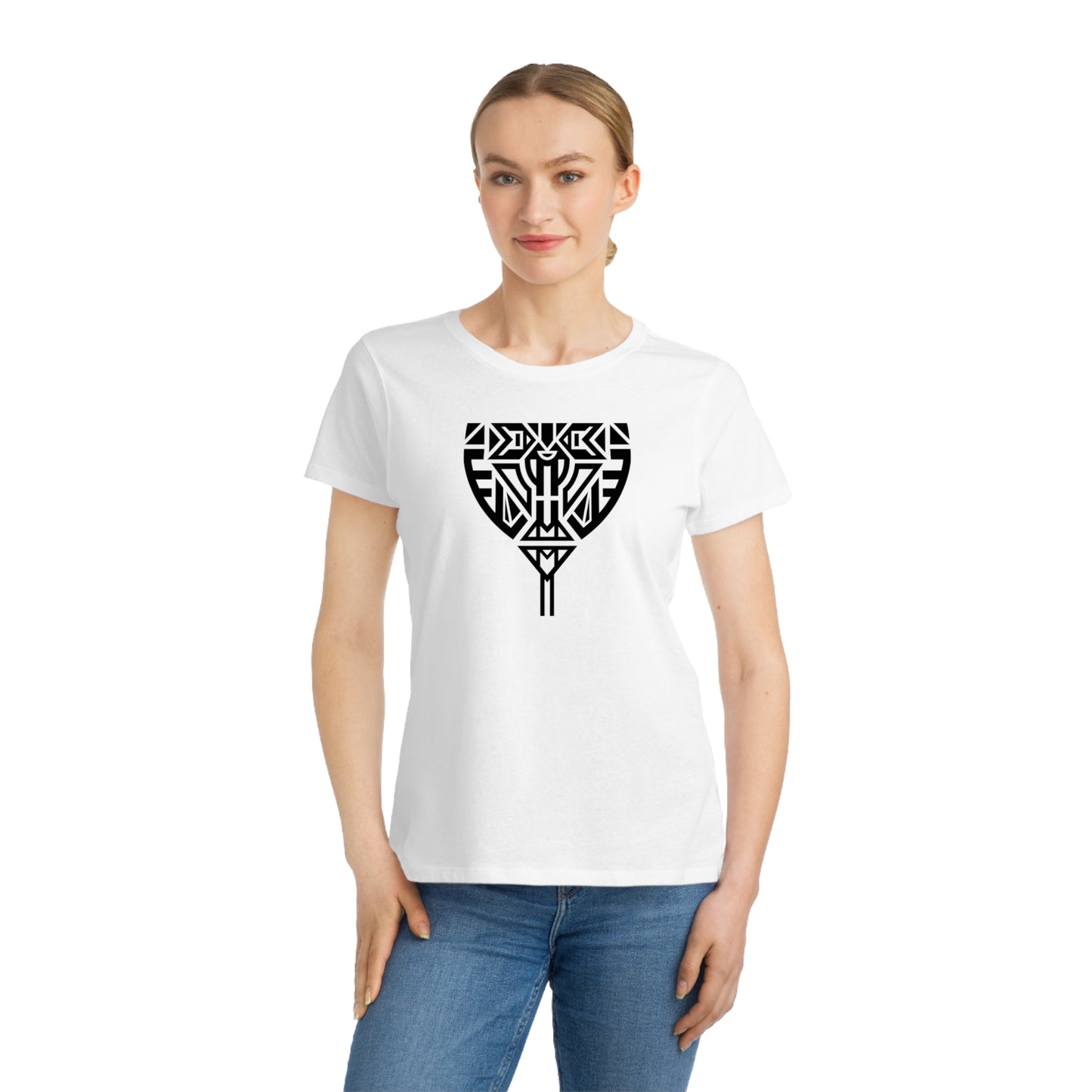 Women's Classic 100% Organic Cotton T-Shirt (Design 10)