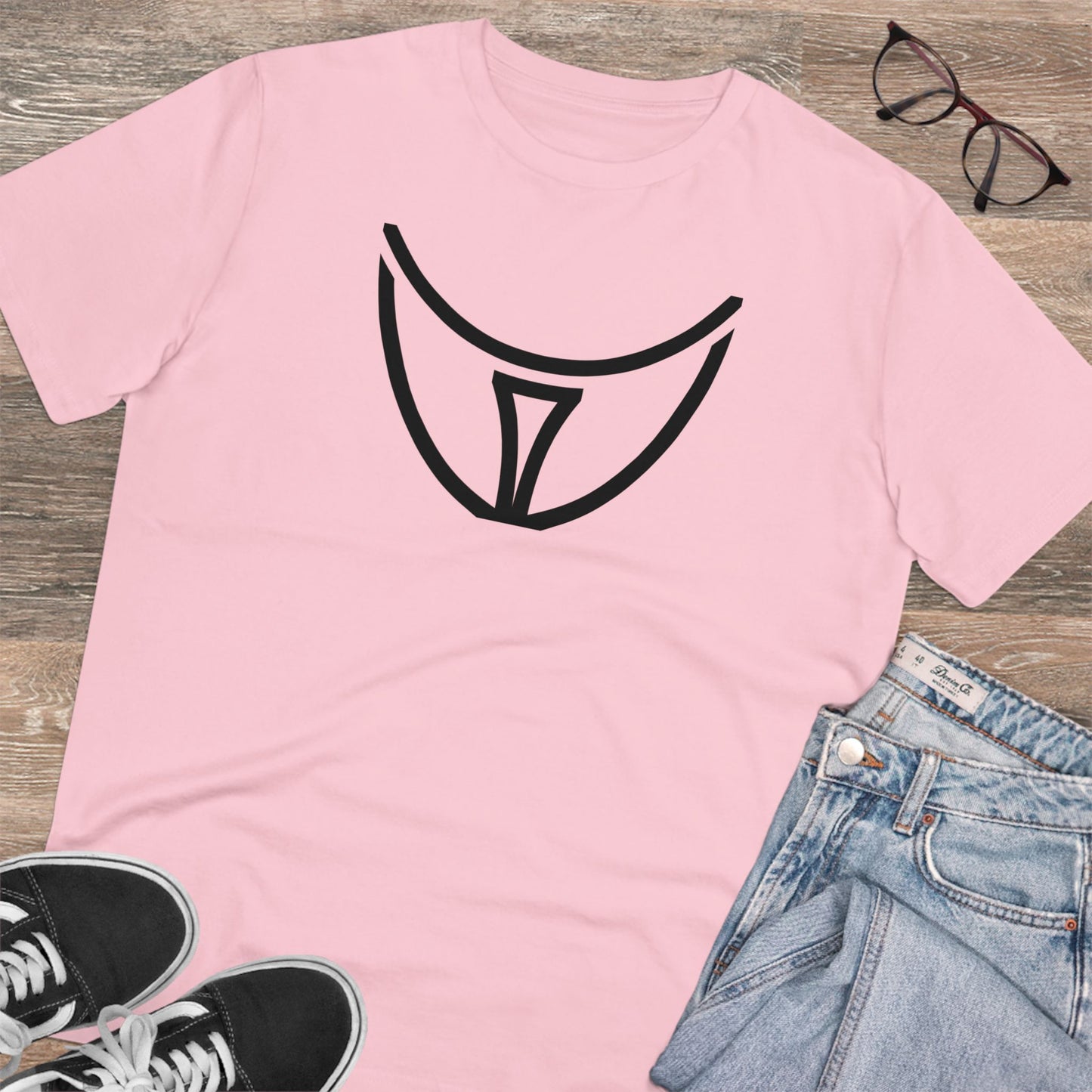 Unisex 100% Organic Cotton Creator T-shirt (Design 21)