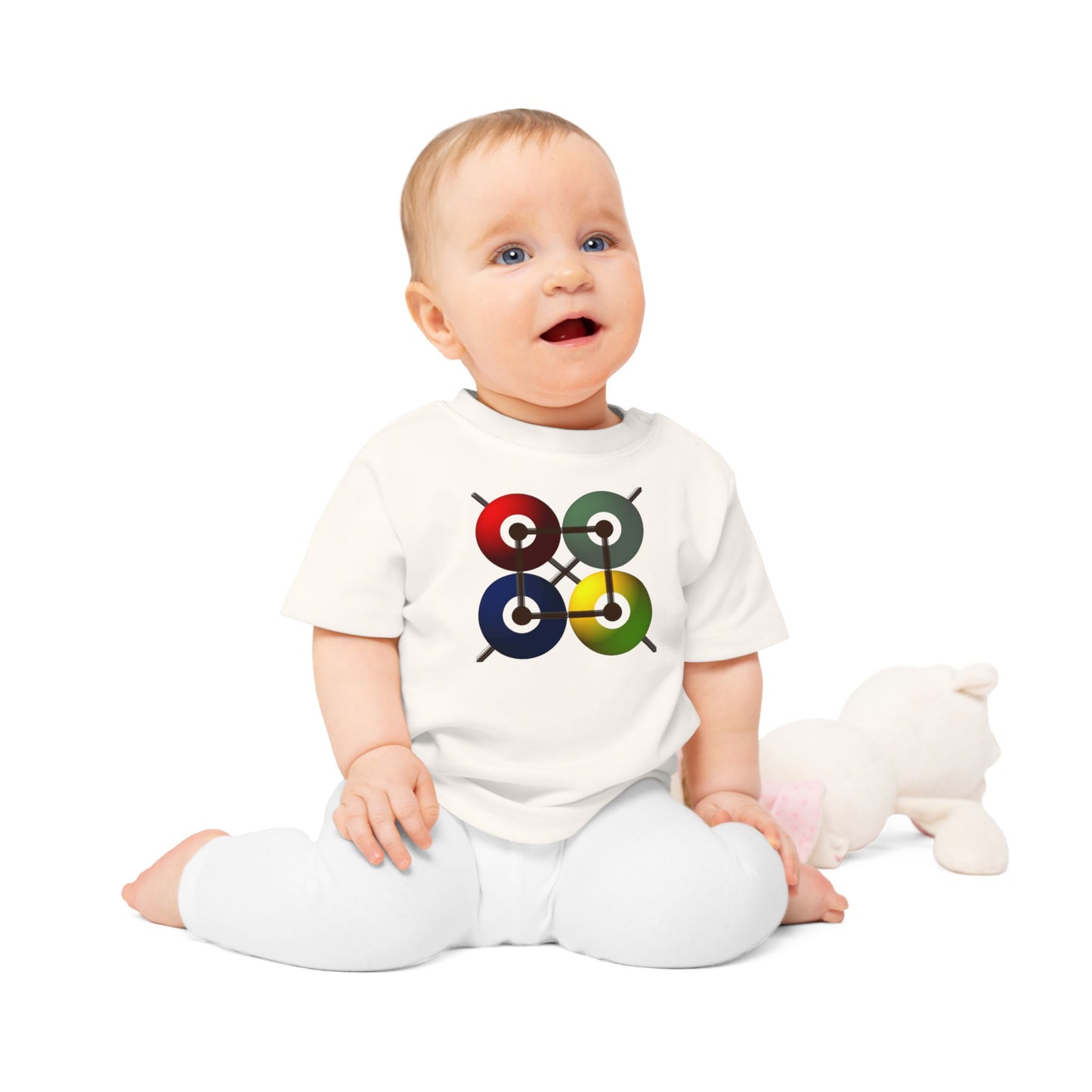 100% Organic Cotton Baby T-Shirt (Design 16)