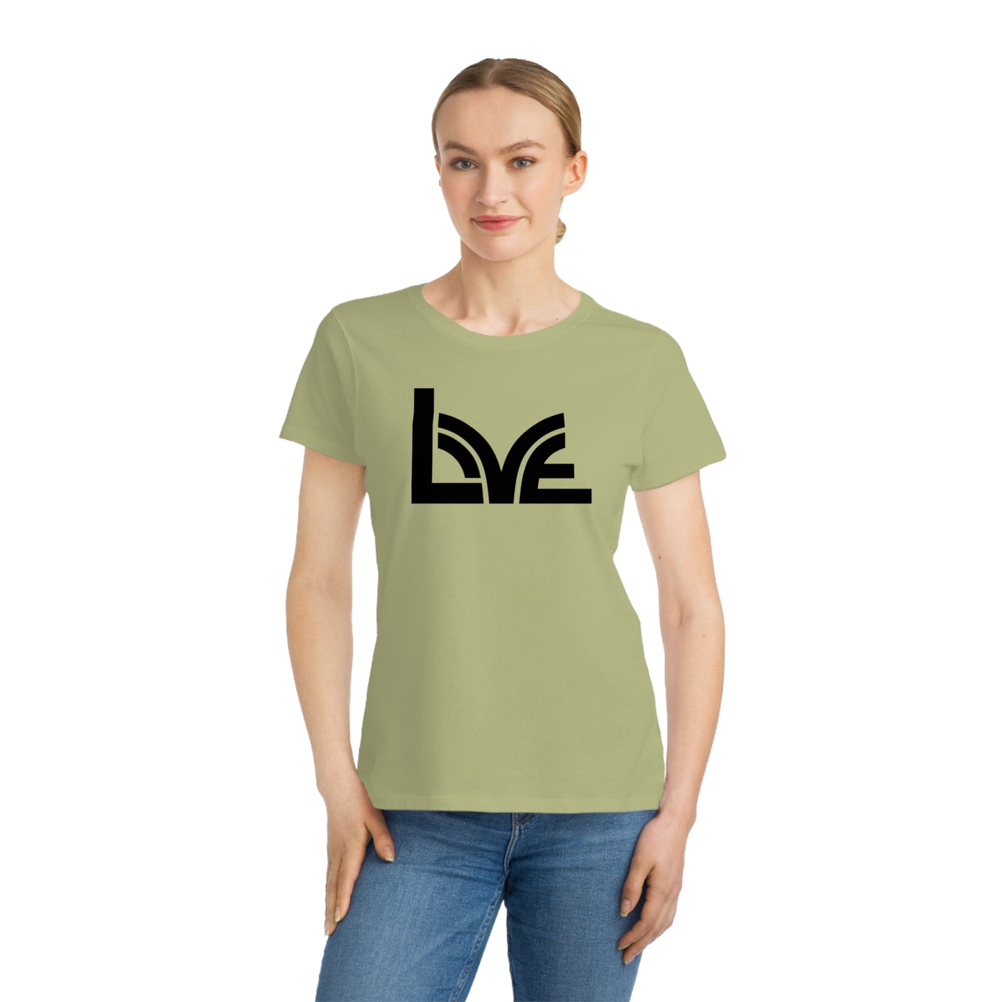 Women's Classic 100% Organic Cotton T-Shirt (Love)