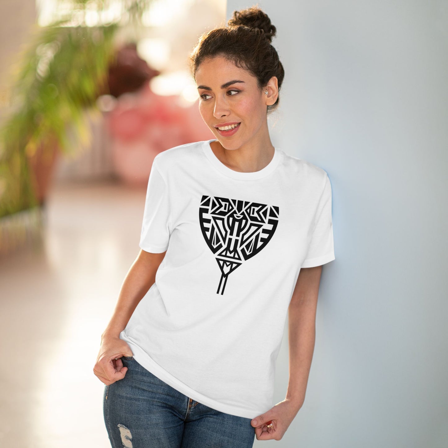 Unisex 100% Organic Cotton Creator T-shirt (Design 10)