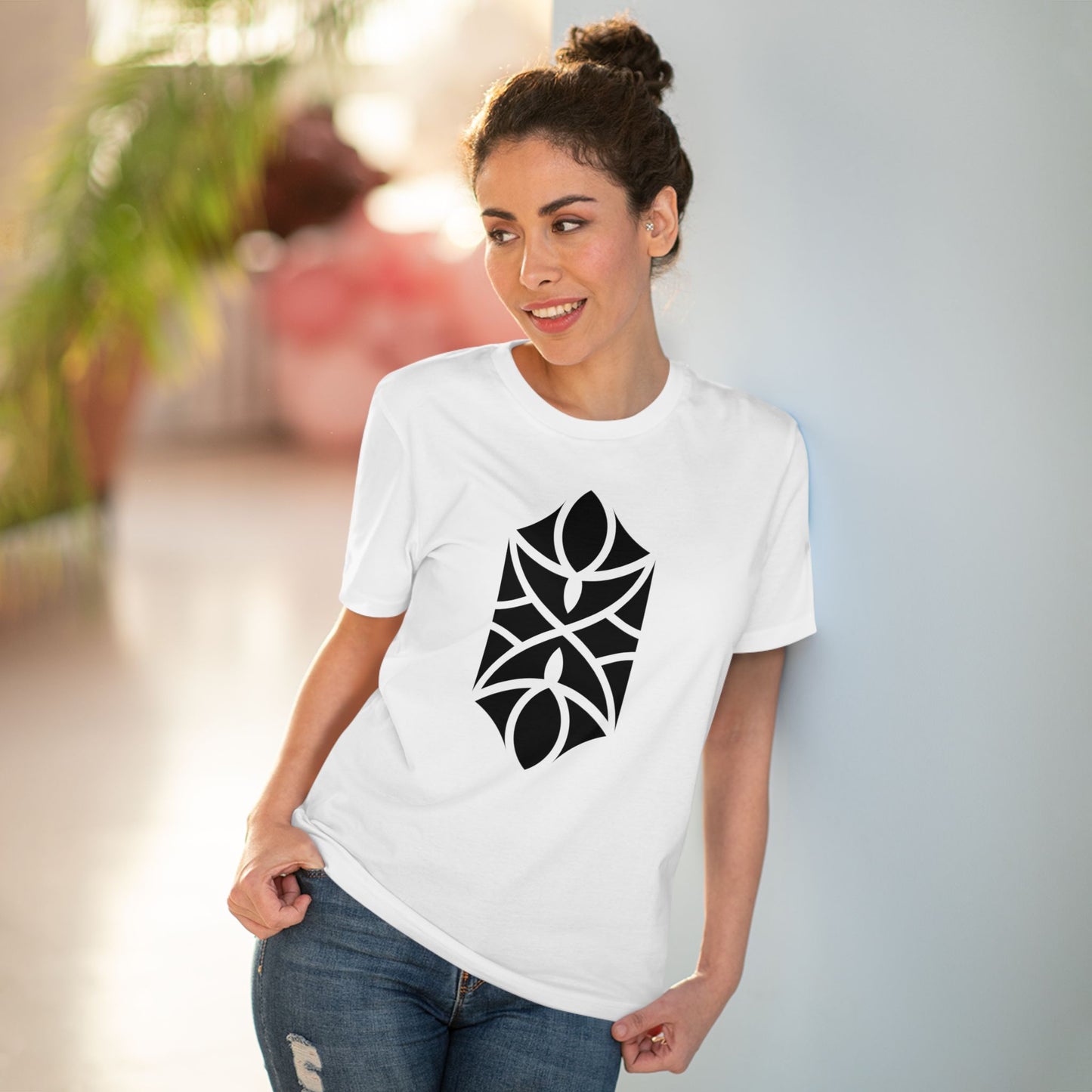 Unisex 100% Organic Cotton Creator T-shirt (Design 18)