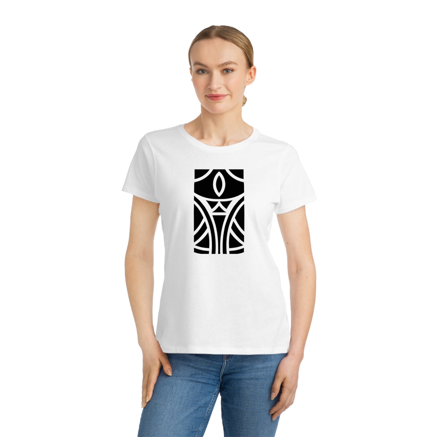 Women's Classic 100% Organic Cotton T-Shirt (Design 12)