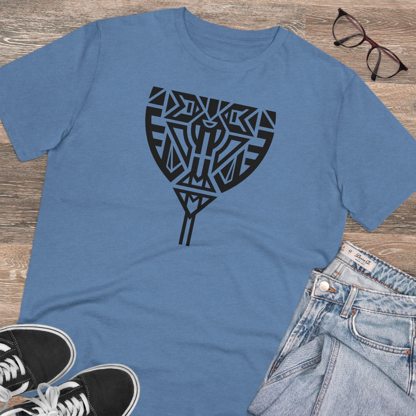 Unisex 100% Organic Cotton Creator T-shirt (Design 10)