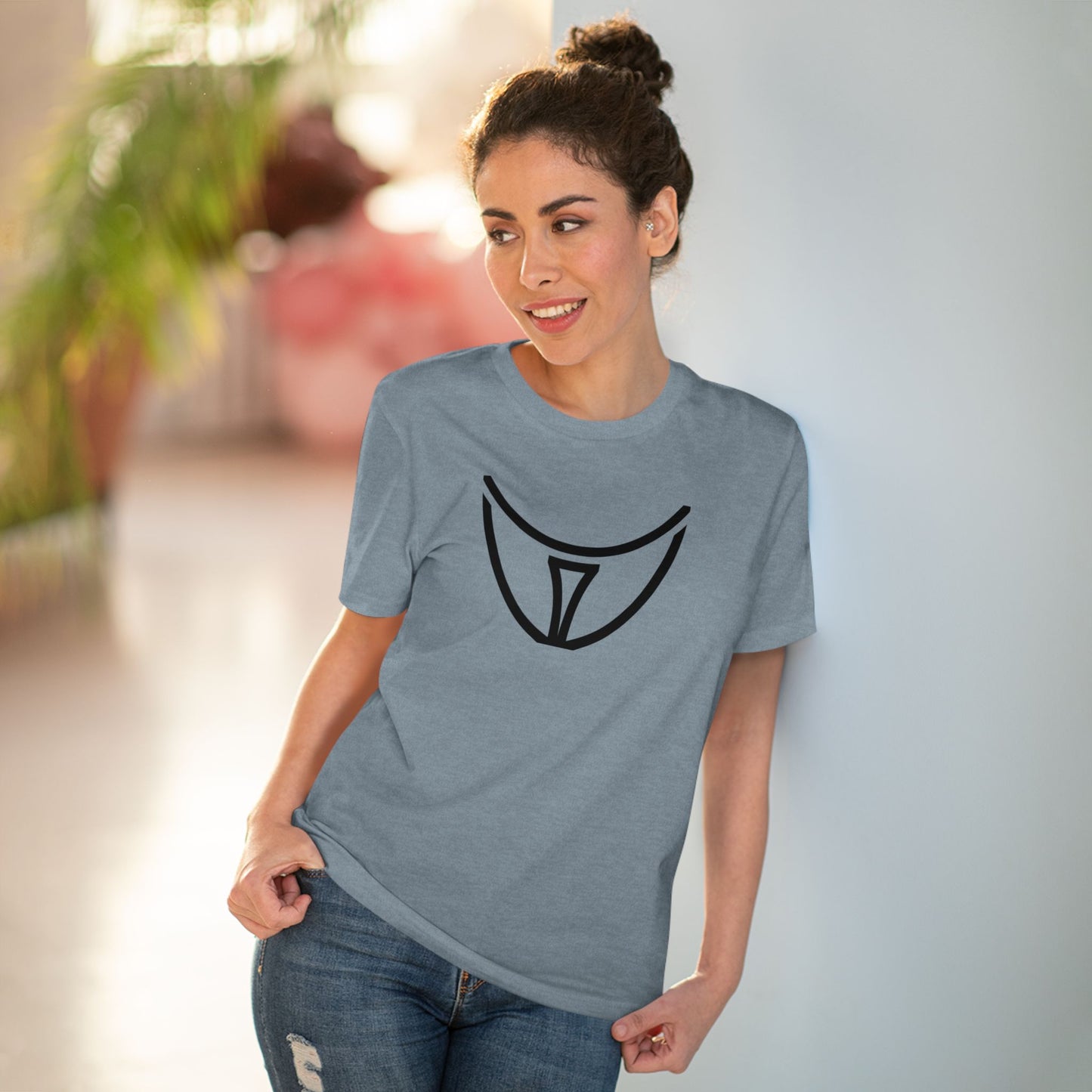 Unisex 100% Organic Cotton Creator T-shirt (Design 21)