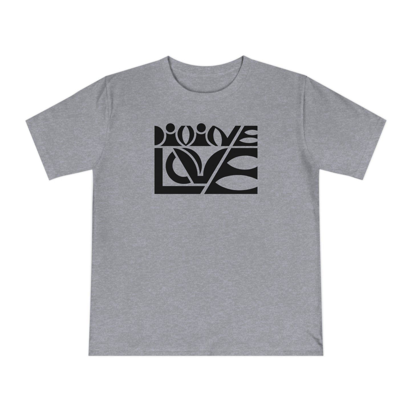 Unisex 100% Organic Cotton Classic Jersey T-shirt (Divine Love)