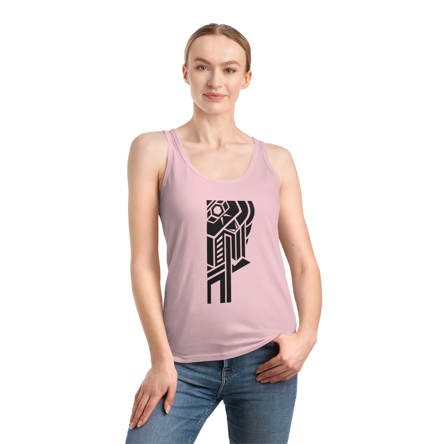 Women's Dreamer 100% Organic Cotton Tank Top (Design 28)