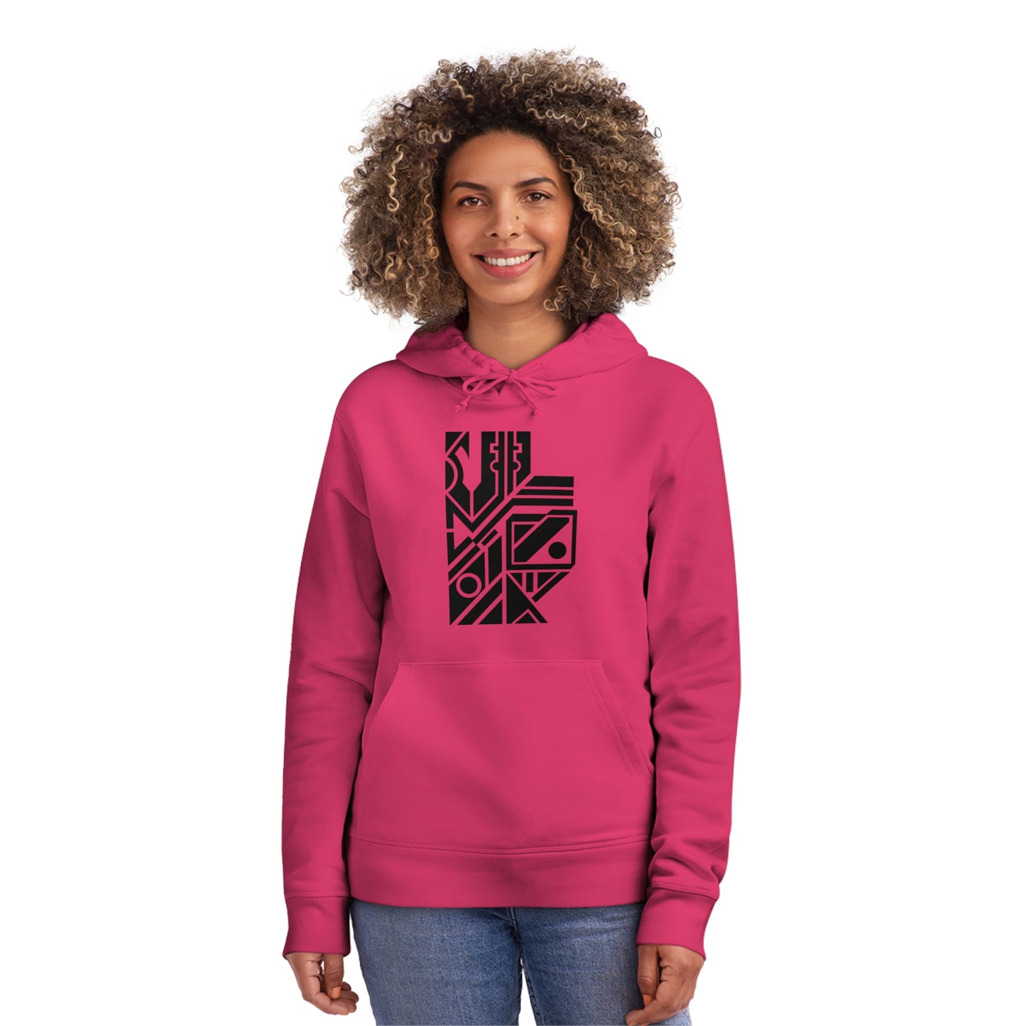 Unisex Drummer Hoodie (85% Organic Cotton and 15% Recycled Polyester) - Design 6