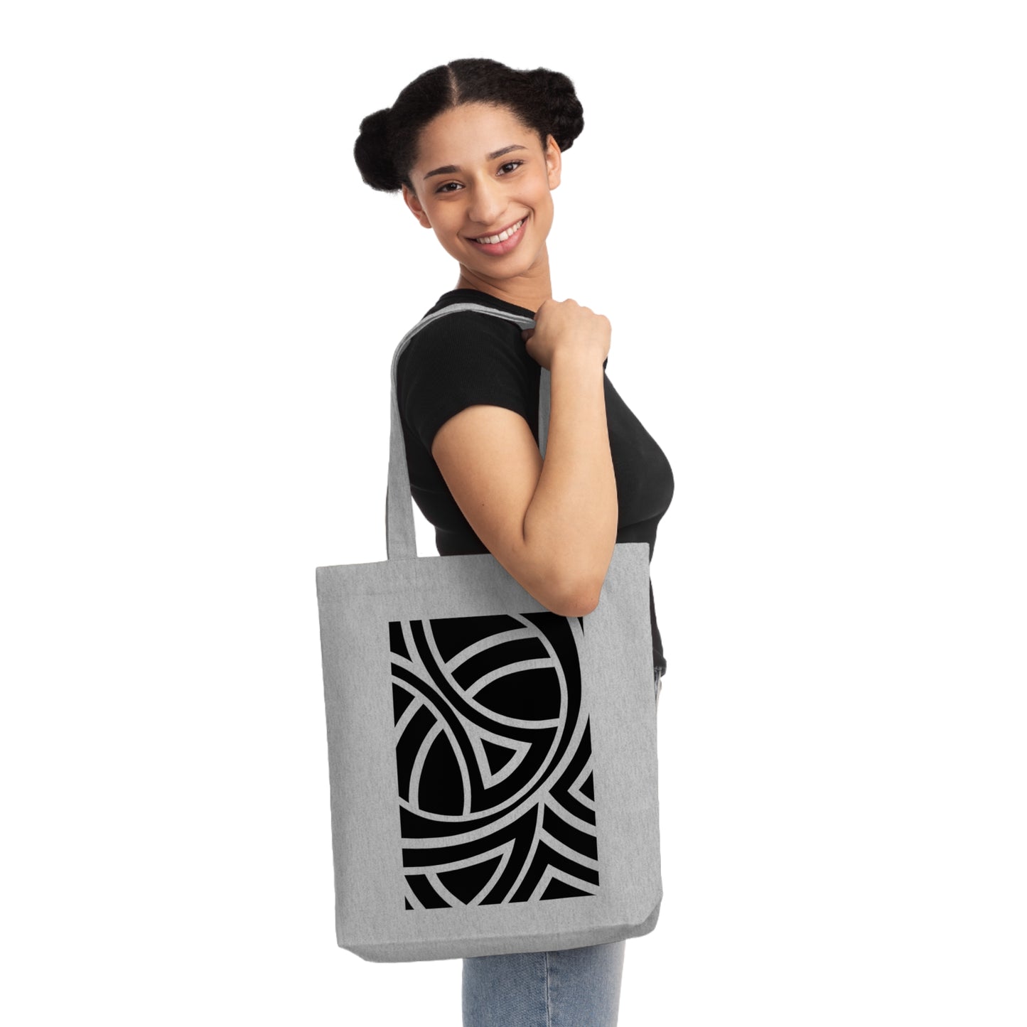 Woven Tote Bag (80% Recycled Cotton and 20% Recycled Polyester) - Design 4