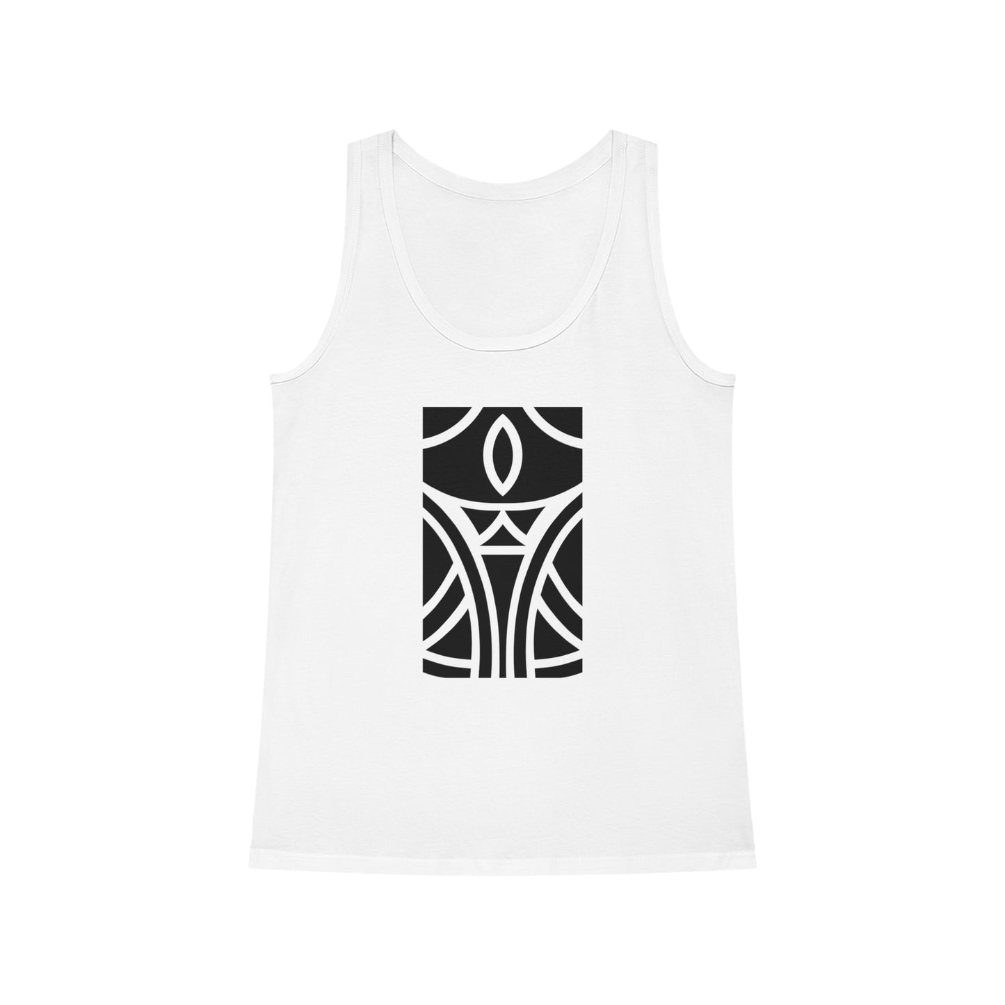 Women's Dreamer 100% Organic Cotton Tank Top (Design 12)