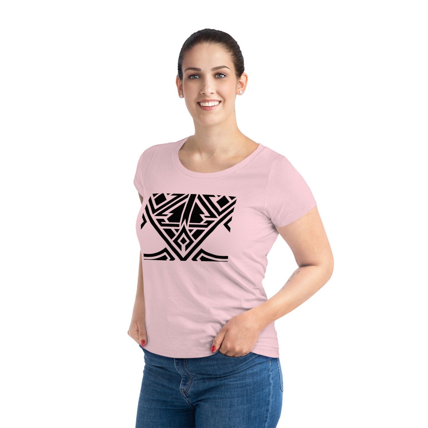 Women's Jazzer 100% Organic Cotton T-shirt (Design 20)