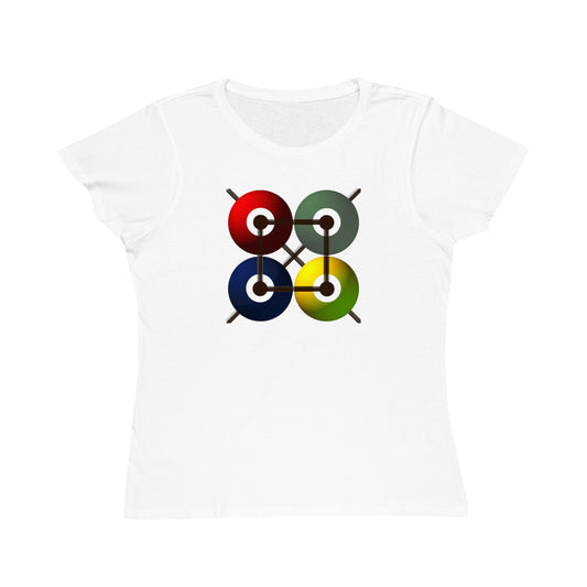 Women's Classic 100% Organic Cotton T-Shirt (Design 16)