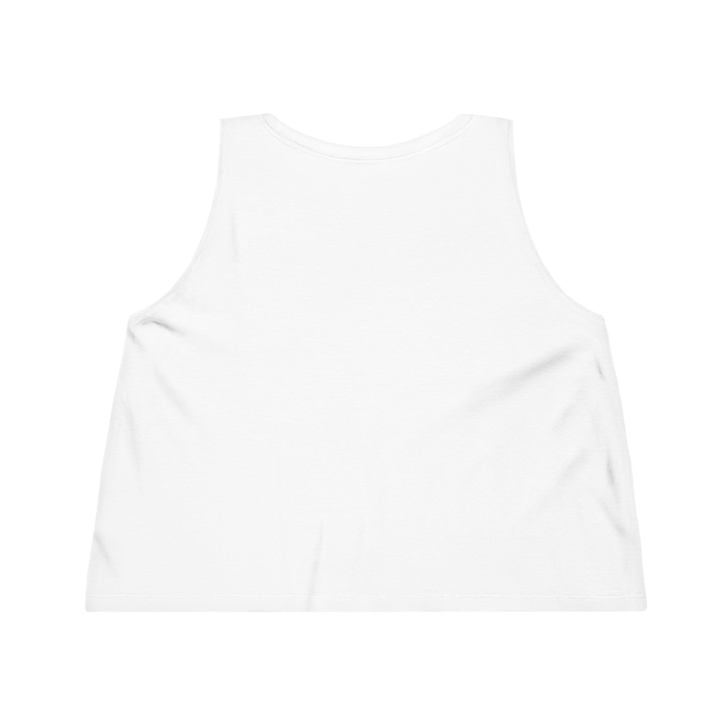 Women's Dancer 100% Organic Cotton Cropped Tank Top (Design 17[2])