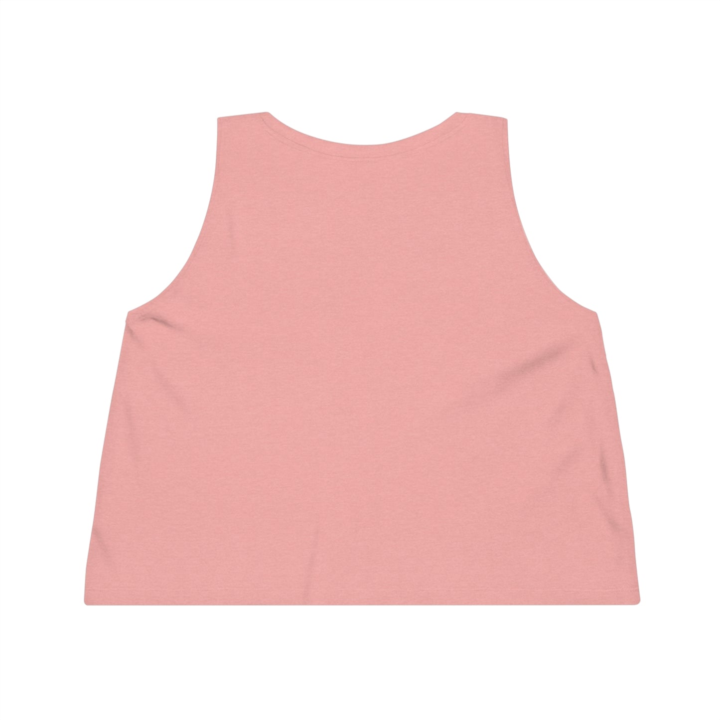 Women's Dancer 100% Organic Cotton Cropped Tank Top (Design 10)