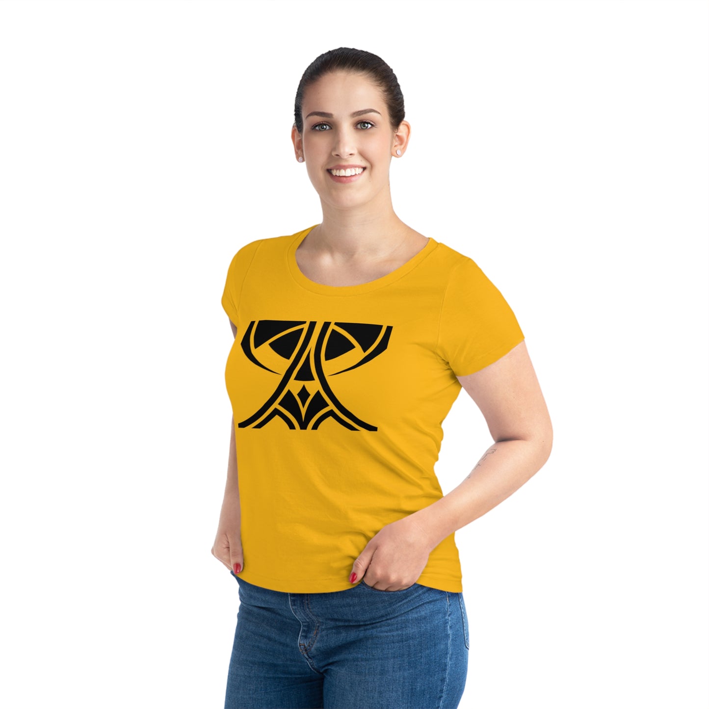 Women's Jazzer 100% Organic Cotton T-shirt (Design 11)