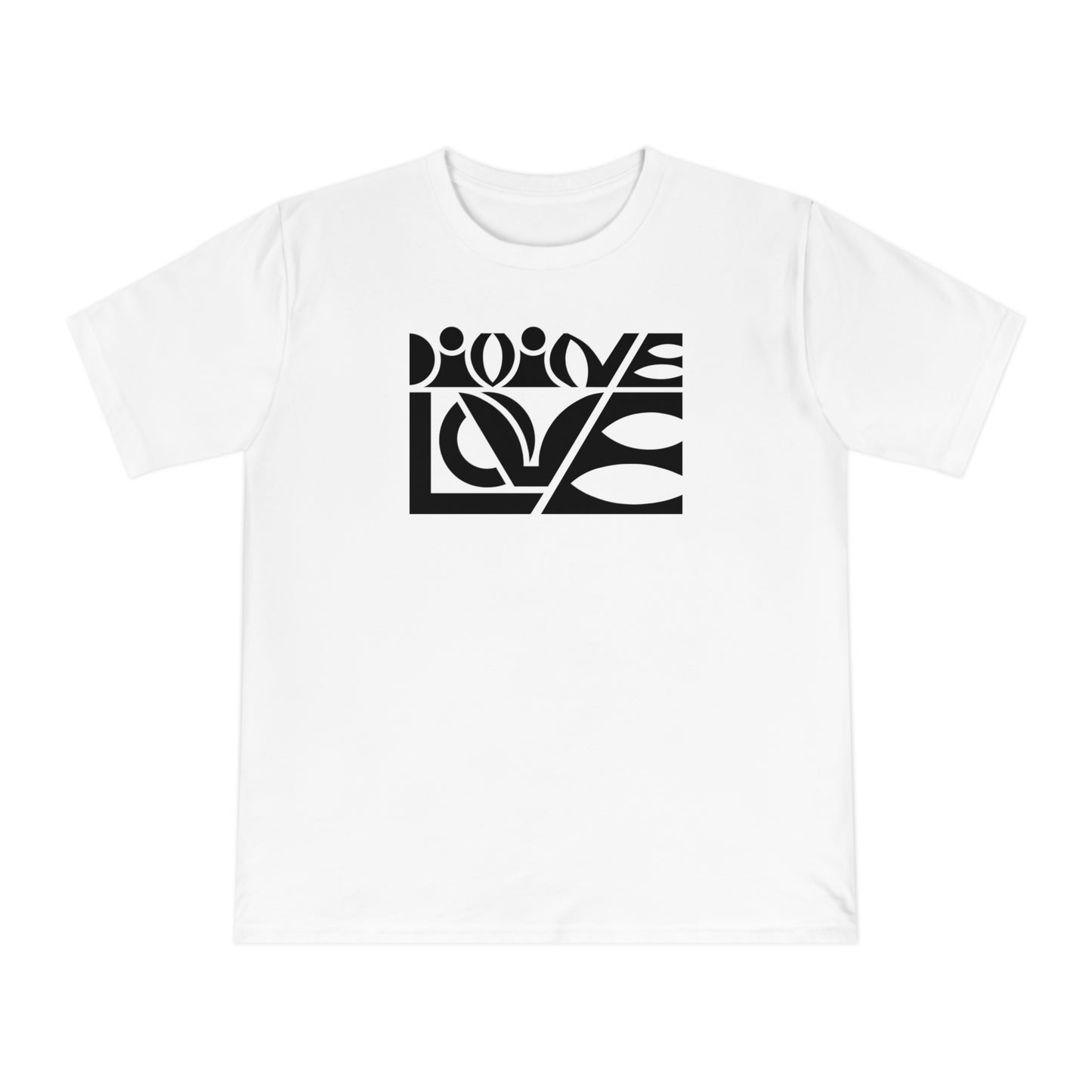 Unisex 100% Organic Cotton Classic Jersey T-shirt (Divine Love)