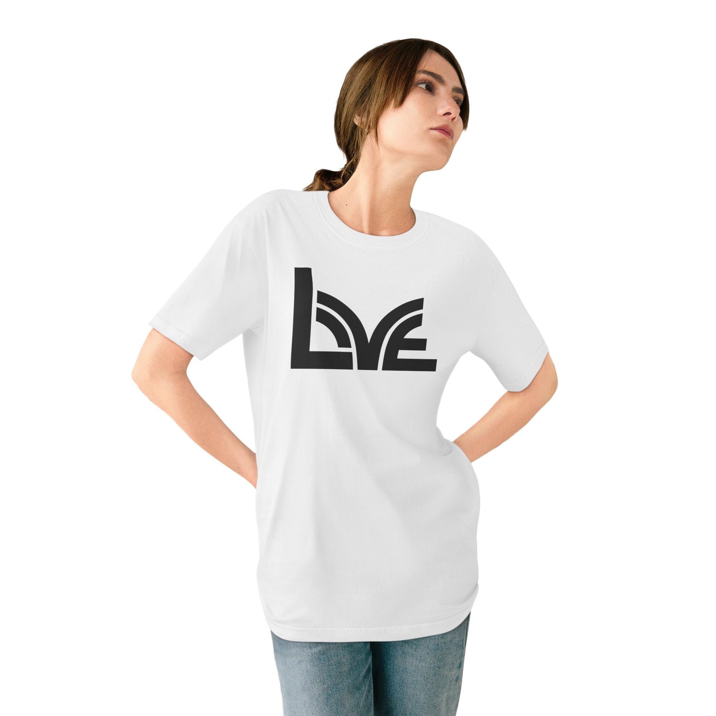 Unisex 100% Organic Cotton Staple T-shirt (Love)