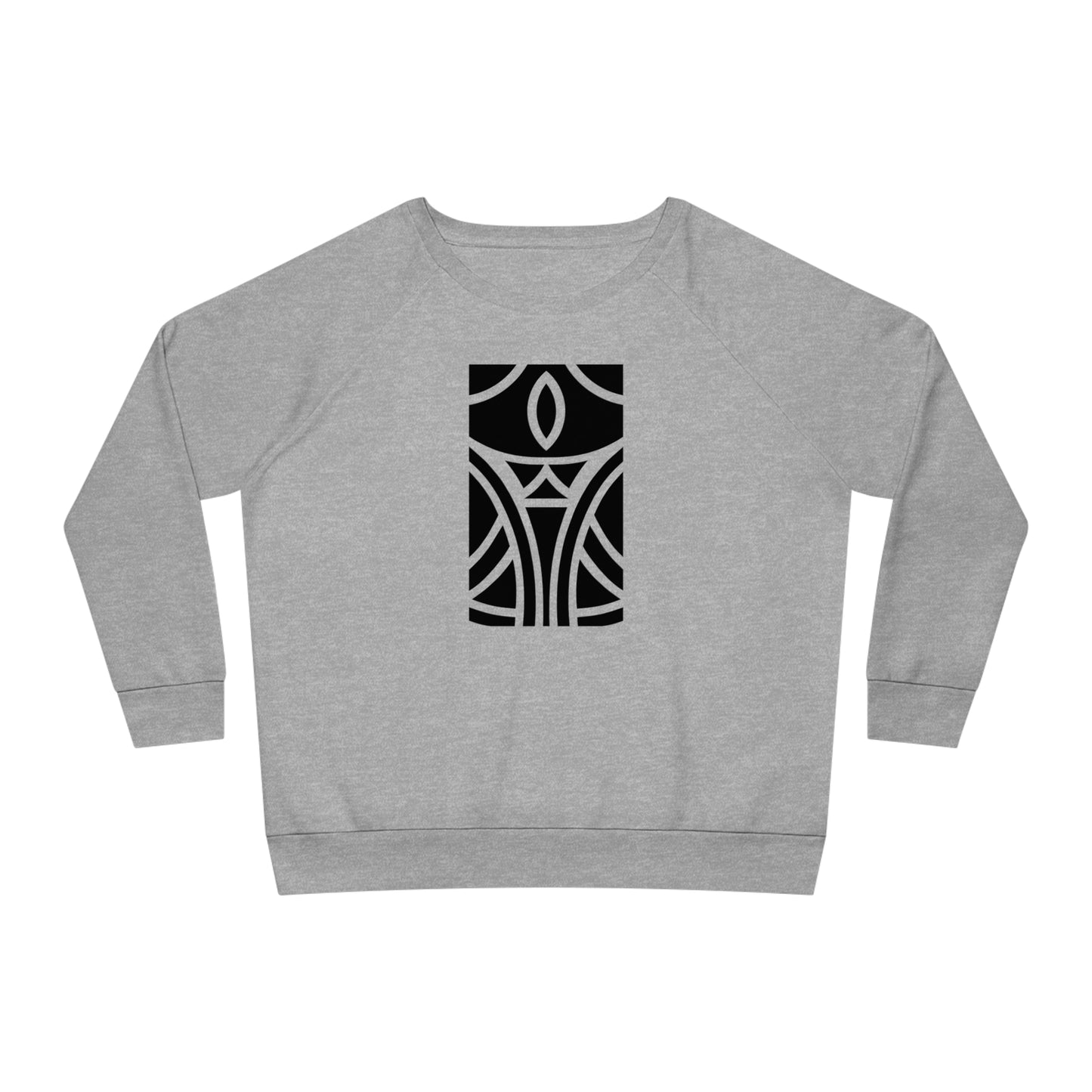 Women's Dazzler 85% Organic Cotton Relaxed Fit Sweatshirt (Design 12)