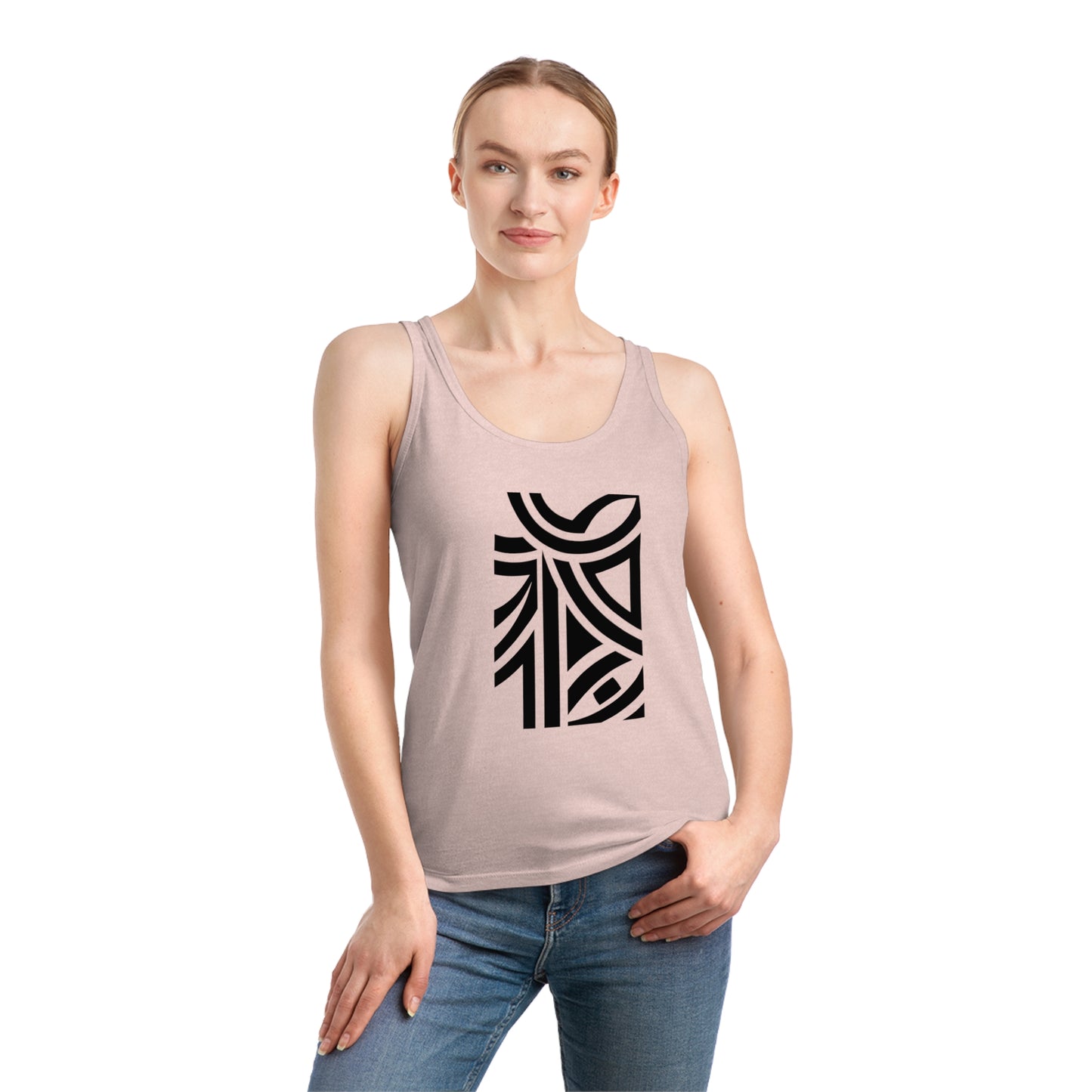 Women's Dreamer 100% Organic Cotton Tank Top (Design 26)