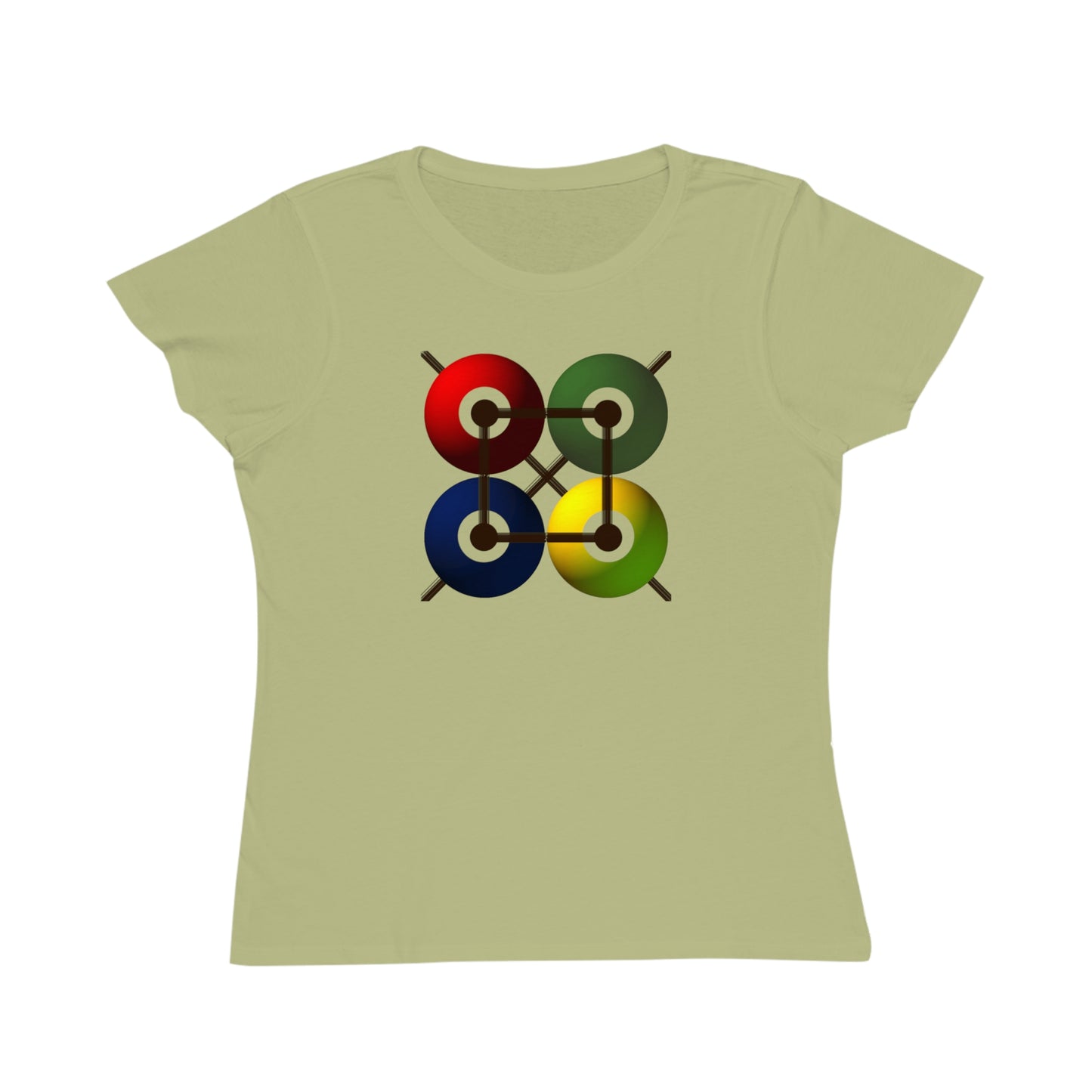 Women's Classic 100% Organic Cotton T-Shirt (Design 16)