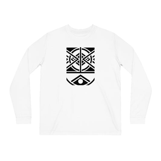 Unisex Shifts Dry 100% Organic Cotton Long Sleeve T-shirt (Design 1)