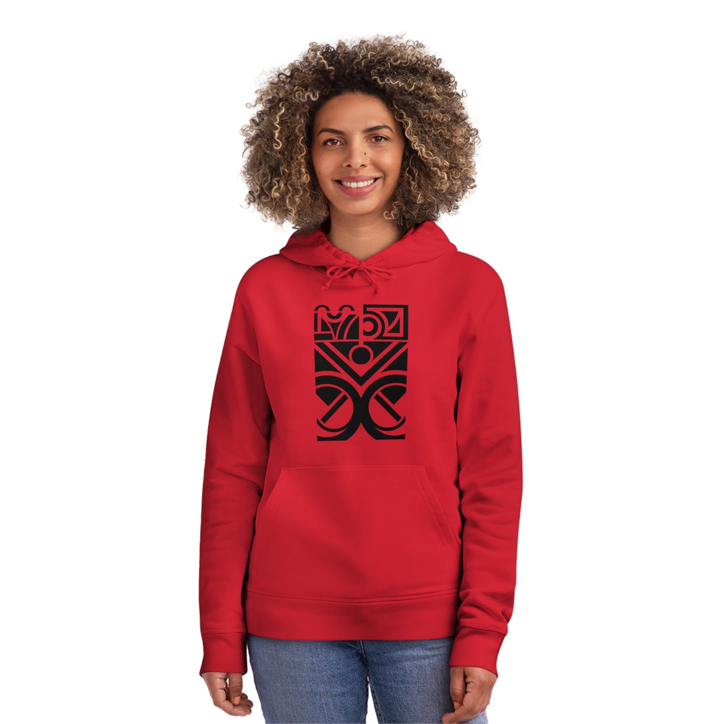 Unisex Drummer Hoodie (85% Organic Cotton and 15% Recycled Polyester) - Design 27