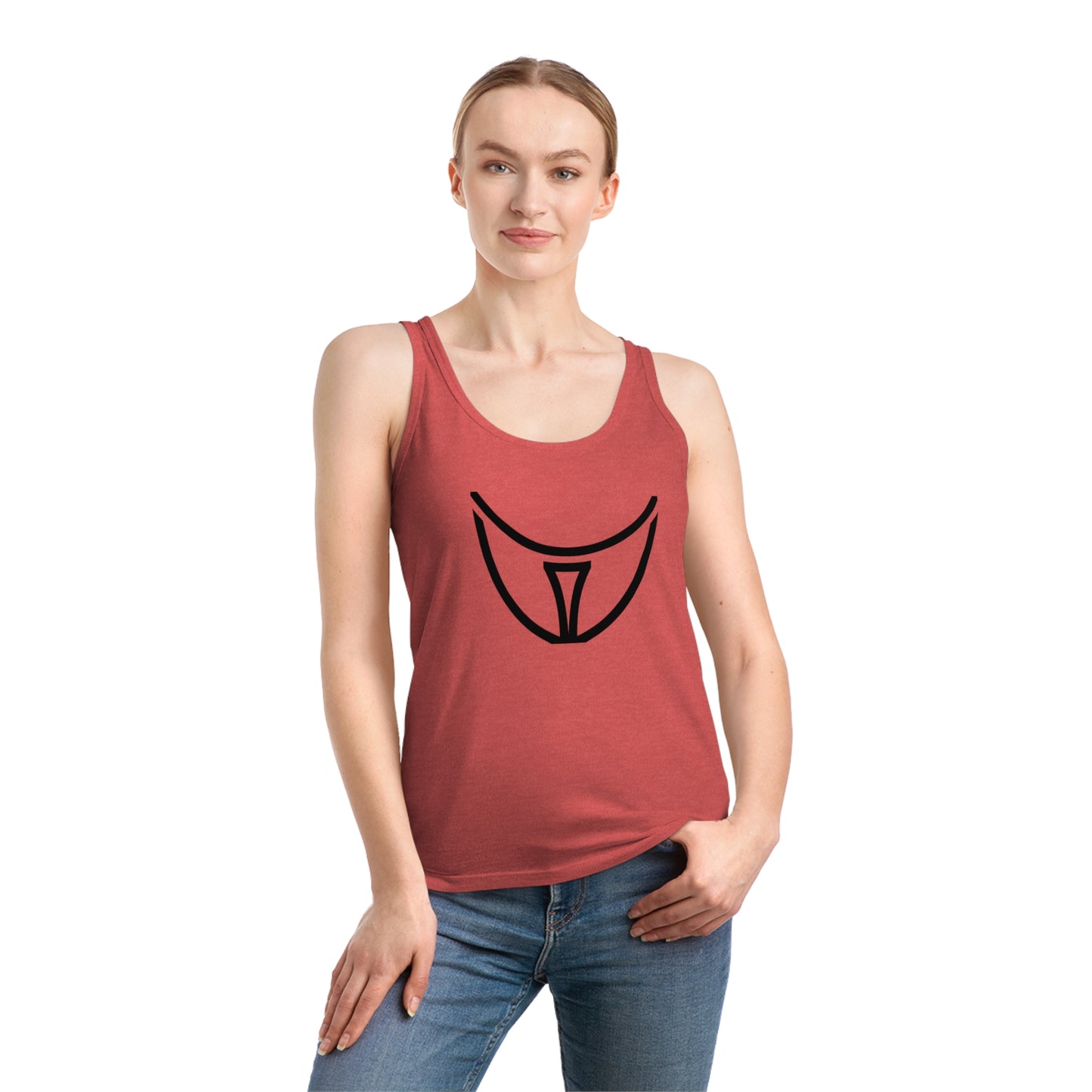 Women's Dreamer 100% Organic Cotton Tank Top (Design 21)