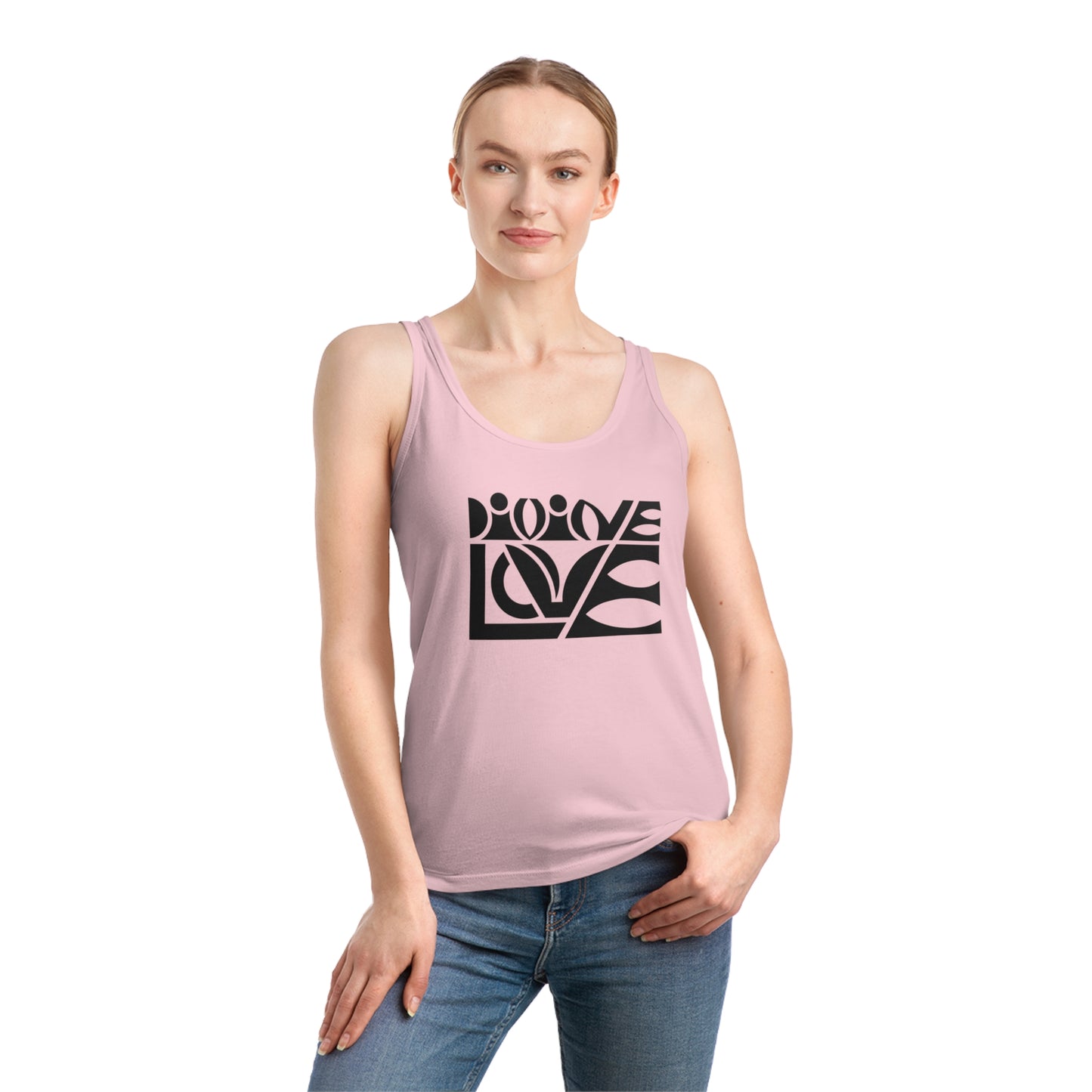 Women's Dreamer 100% Organic Cotton Tank Top (Divine Love)