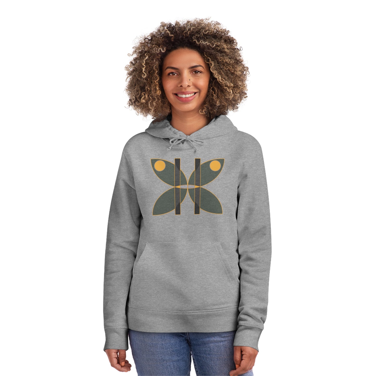 Unisex Drummer Hoodie (85% Organic Cotton and 15% Recycled Polyester) - Design 14